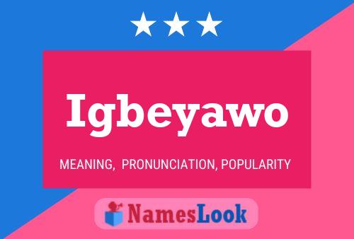 Igbeyawo Name Poster