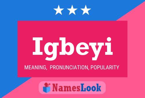 Igbeyi Name Poster