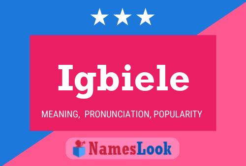 Igbiele Name Poster