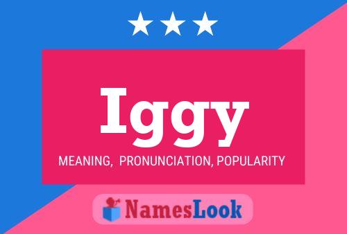 Iggy Name Poster