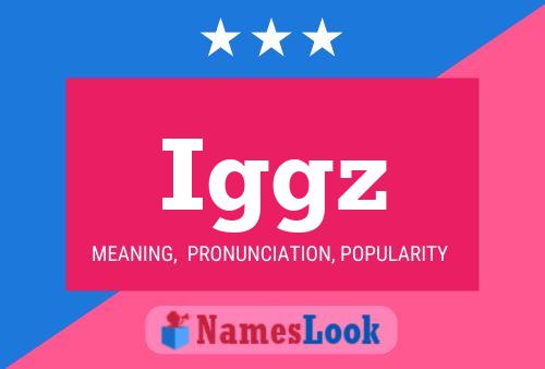 Iggz Name Poster