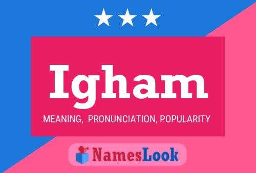 Igham Name Poster