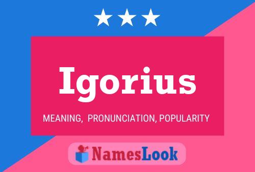 Igorius Name Poster