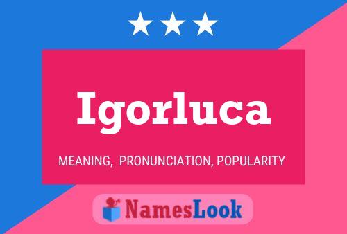 Igorluca Name Poster