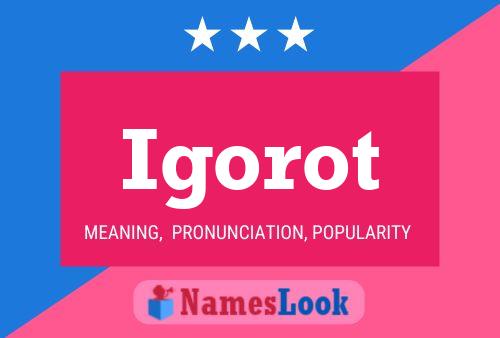 Igorot Name Poster