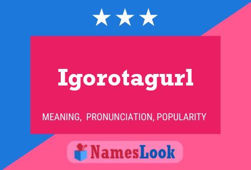 Igorotagurl Name Poster