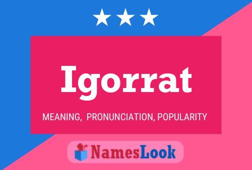 Igorrat Name Poster