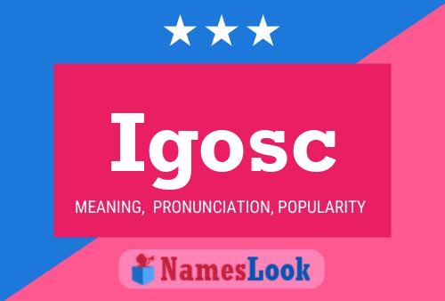 Igosc Name Poster