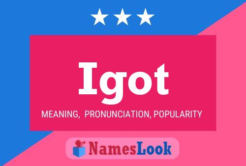 Igot Name Poster