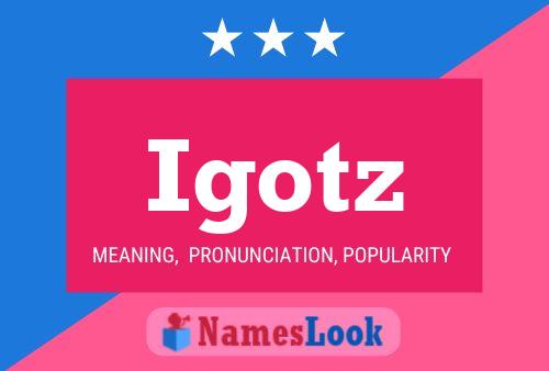 Igotz Name Poster