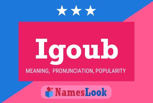 Igoub Name Poster