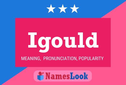 Igould Name Poster