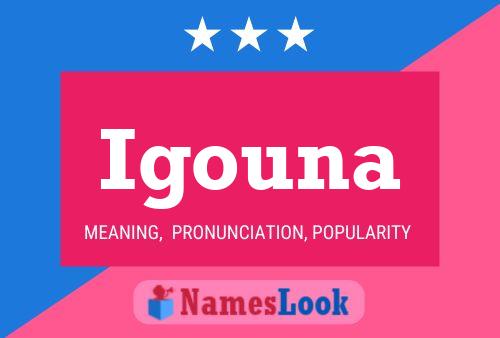 Igouna Name Poster