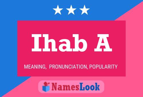 Ihab A Name Poster