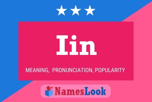 Iin Name Poster