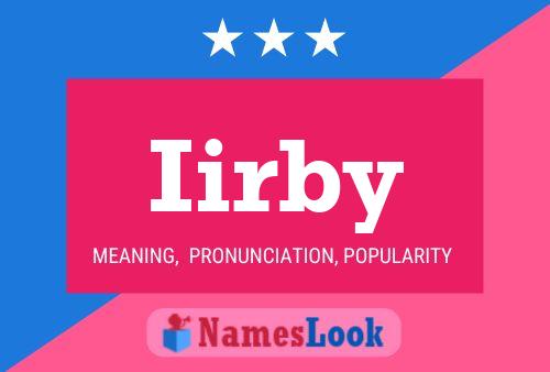 Iirby Name Poster