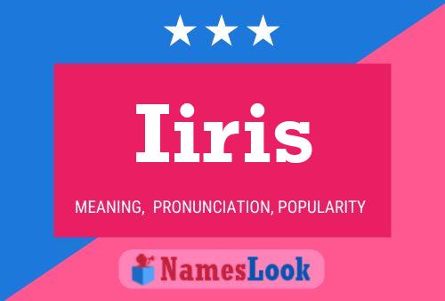 Iiris Name Poster