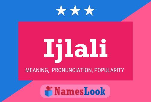 Ijlali Name Poster