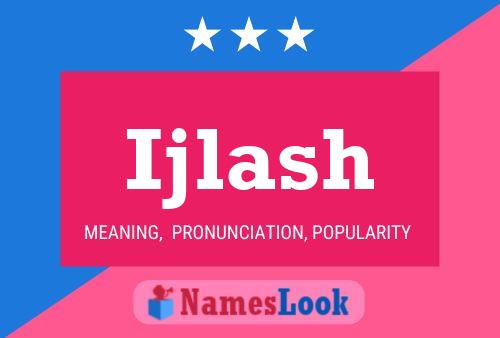 Ijlash Name Poster