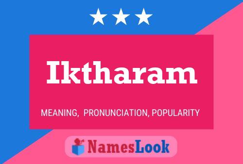 Iktharam Name Poster