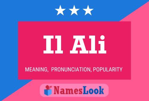 Il Ali Name Poster