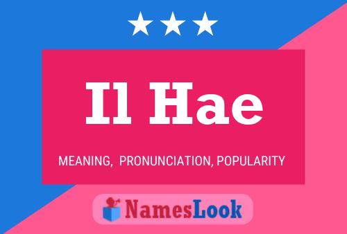 Il Hae Name Poster