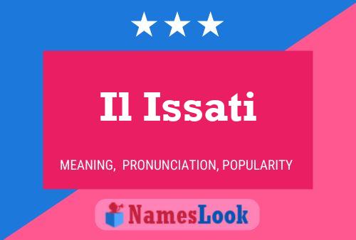 Il Issati Name Poster