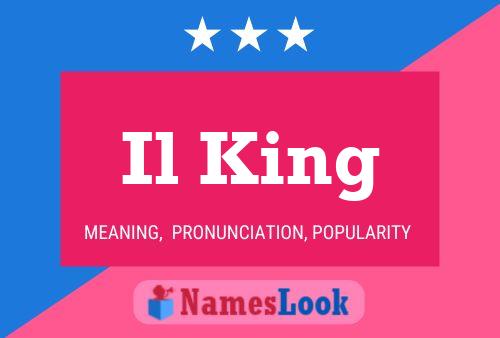 Il King Name Poster