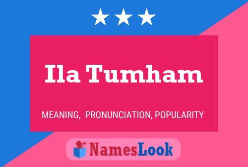 Ila Tumham Name Poster