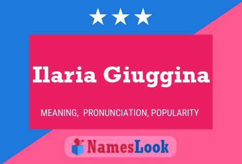 Ilaria Giuggina Name Poster