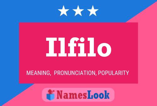 Ilfilo Name Poster