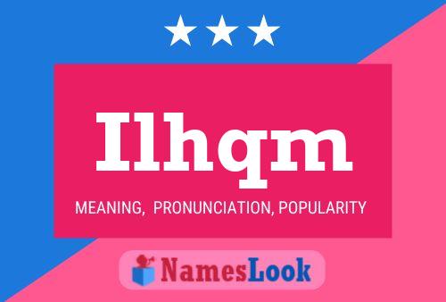 Ilhqm Name Poster