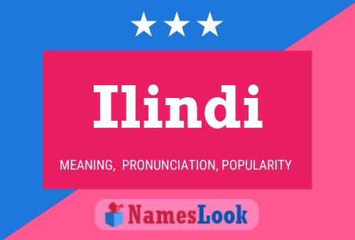 Ilindi Name Poster