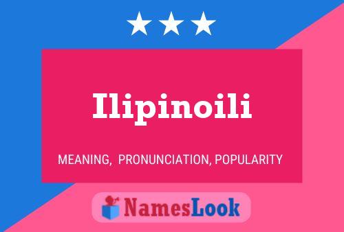 Ilipinoili Name Poster