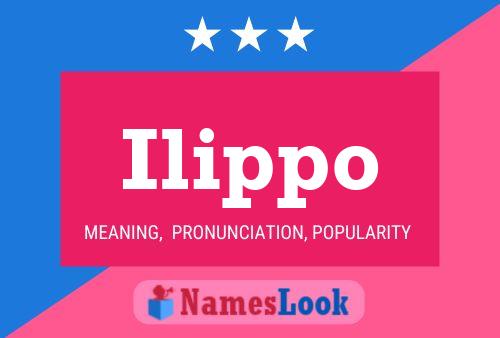 Ilippo Name Poster