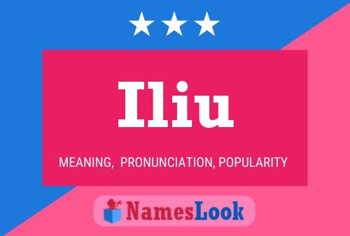 Iliu Name Poster