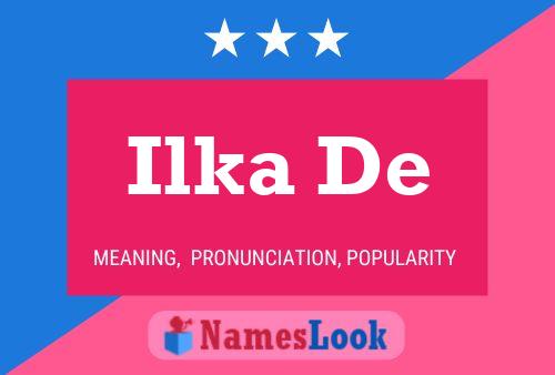 Ilka De Name Poster