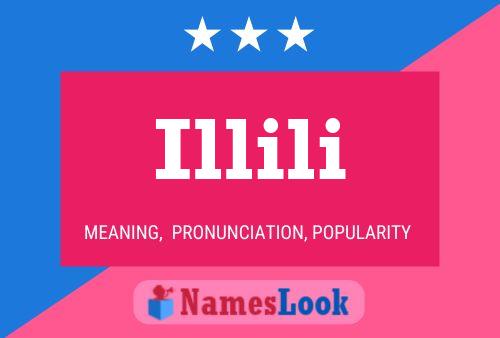 Illili Name Poster