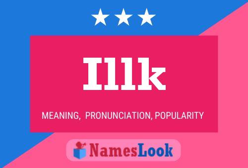 Illk Name Poster