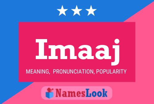 Imaaj Name Poster