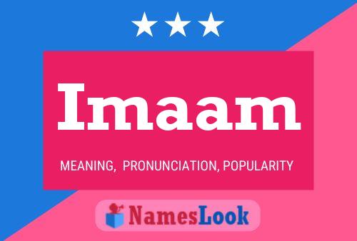 Imaam Name Poster