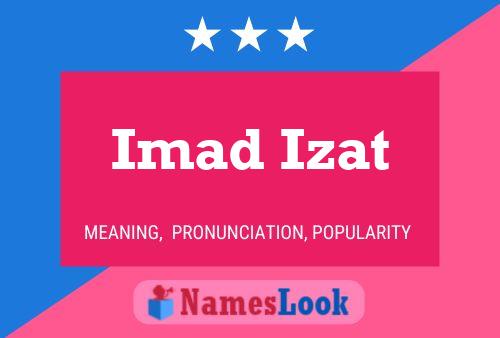 Imad Izat Name Poster