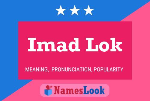 Imad Lok Name Poster