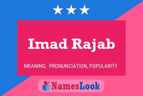 Imad Rajab Name Poster