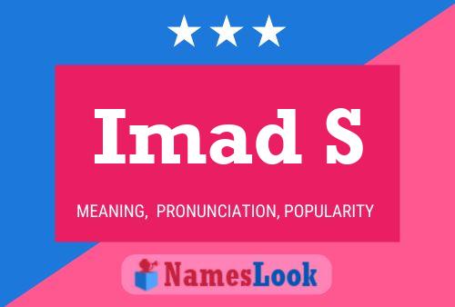 Imad S Name Poster