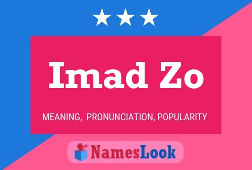 Imad Zo Name Poster