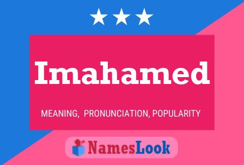 Imahamed Name Poster