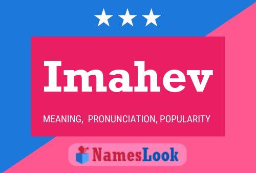 Imahev Name Poster