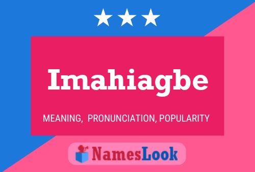 Imahiagbe Name Poster