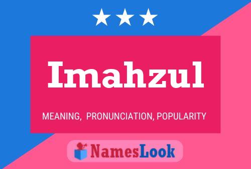 Imahzul Name Poster